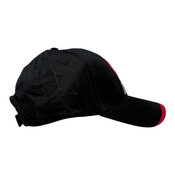 Coca-Cola Nascar Logo No 19 Embroidered Signature Baseball Cap Black Red - Picture 4 of 6